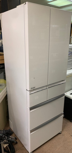 MITSUBISHI ノンフロン冷凍冷蔵庫　MR-WX47D-W 美品　10年保証