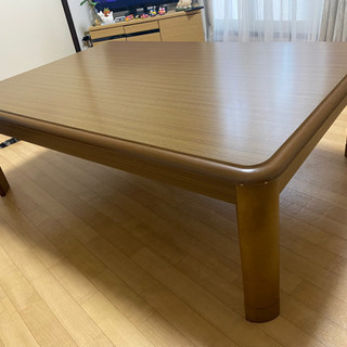 木製テーブル　こたつ