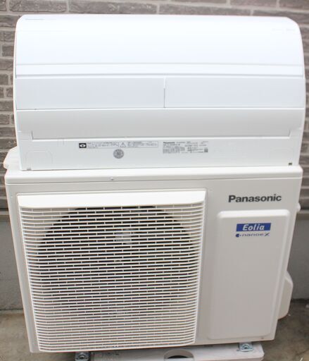 PANASONIC Eolia（エオリア）パナソニック CS-X569C2-W エアコン Xシリーズ クリスタルホワイト [おもに18畳用 /200V] 2019年製 美品