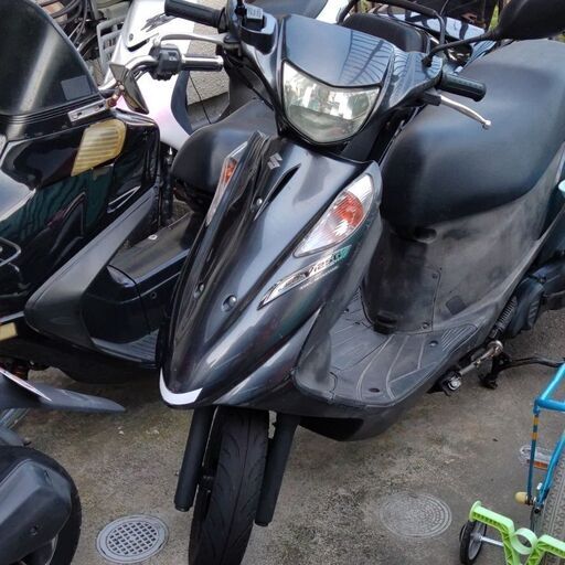 広島発！希少！規制前のK6モデル！SUZUKI　アドレスV125G　Gグレード盗難セキュリティ付き！サイドスタンド付き、ワコーズエンジンオイル、フィルター交換済み、 自賠責保険付き！