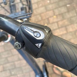 26インチ　自転車　子供シート付