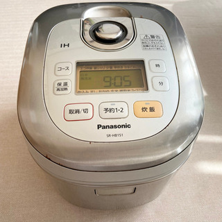 炊飯器 Panasonic SR-HB151