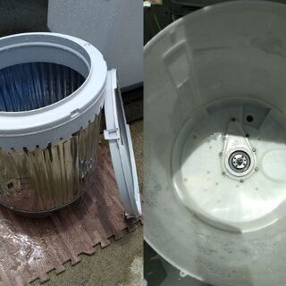 ！！取引決定！！30日15時以降 洗濯機のみ配送設置☆★☆★洗濯槽も清掃済み♪三菱146L冷蔵庫とシャープ6kg洗濯機☆★☆★２