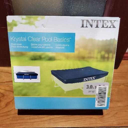 intex レクタングラーフレームプール 3.0m×2.0m カバー