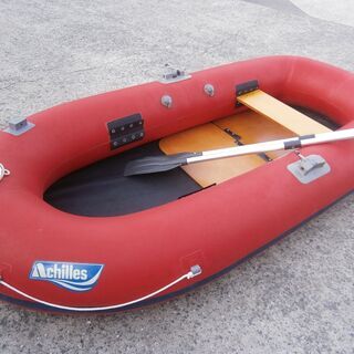 ☆中古品 美品 アキレス手漕ぎゴムボート 4人乗り サイズ