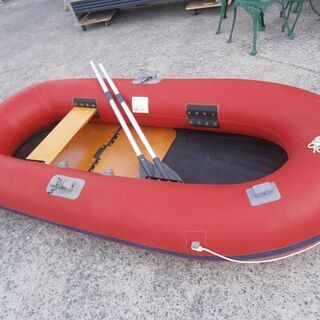 ☆中古品 美品 アキレス手漕ぎゴムボート 4人乗り サイズ256x120mm☆ 