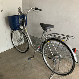 シティサイクル　キープアップ　シルバー24インチ