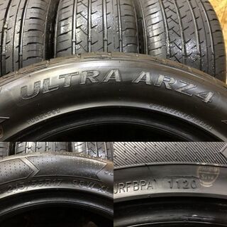 ARIVO ULTRA ARZ4 215/55R17 17インチ 夏タイヤ 4本 2020年製 クラウンアスリート エスティマ オデッセイ等　(TF569) クレジットカード QR決済可能