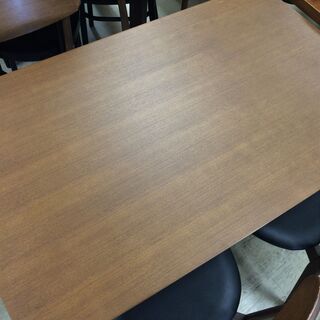 J596 ニトリ ダイニングテーブルセット 4人用 DC SABLE DBR ダーク 