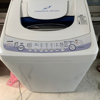 洗濯機　東芝　6キロ
