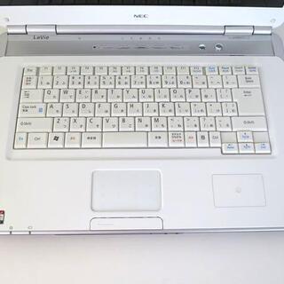 初心者OK♥設定済ノートパソコン/Win10/wifi/ スパークリングホワイト 