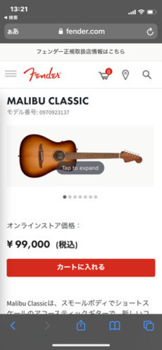 その他 Fender Malibu classic