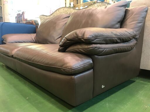 愛品館八千代店】Italsofa イタルソファ 総本革3人掛けソファ【愛八SF 