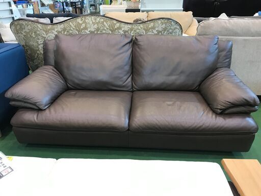 愛品館八千代店】Italsofa イタルソファ 総本革3人掛けソファ【愛八SF 