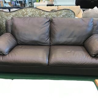 【愛品館八千代店】Italsofa　イタルソファ　総本革3人掛けソファ【愛八SF】