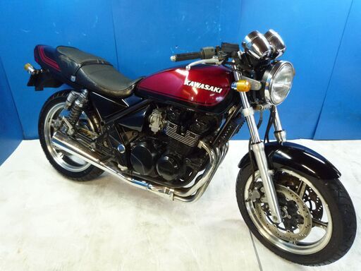 KAWASAKI ゼファー400-2 黒/赤 車検残R3/11月 名変で乗れます 格安配送キャンペーン 期間限定 諸経費０円 始動確認済み 激安 横浜 P-Yard