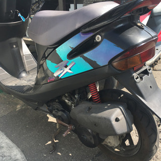 セル・キックにてエンジン始動・ジャンク品］後輪パンク AF28スーパーDIOZX