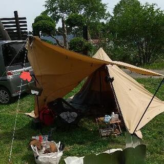 ●８月１５日で終了します●中古　BUNDOK ソロ ティピー 1TC BDK-75TCSB サンドベージュ