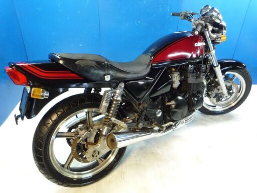 KAWASAKI ゼファー400-2 黒/赤 車検残R3/11月 名変で乗れます