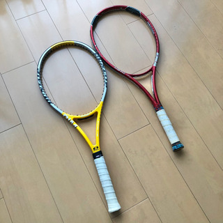 【終了】硬式 テニスラケット２本セット