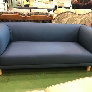 愛品館八千代店】2人掛ワイドソファ BL【愛八SF】