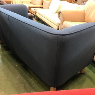 愛品館八千代店】2人掛ワイドソファ BL【愛八SF】