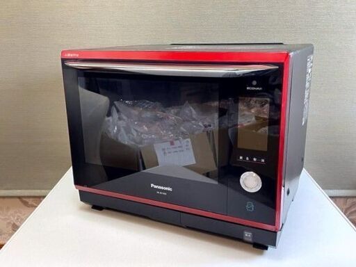 Panasonic スチームオーブンレンジ　NE-BS1000-RK 2013年製　ルージュブラック3つ星 ビストロ　30L 角皿付き