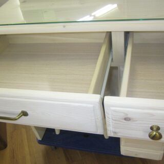R224 大川家具（サン）天然木一面鏡ドレッサー椅子セット、幅70cm 美品 R224 大川家具（サン）天然木一面鏡ドレッサー椅子セット、幅70cm 美品