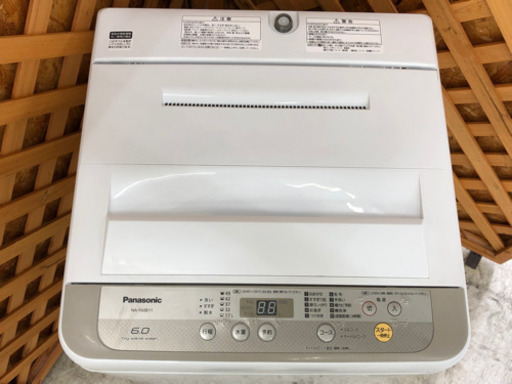 【愛品館江戸川店】「保証有り」Panasonic　6.0kg　全自動洗濯機 「NA-F60B11」 （2017年製）お問い合わせID:142-029288-007　配送可　1,100円～