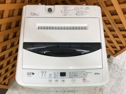 【愛品館江戸川店】「保証有り」YAMADA　6.0kg　全自動洗濯機 「YWM-T60A1」 （2018年製）お問い合わせID:142-029319-007　配送可　1,100円～