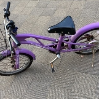 【ネット決済】16インチ　自転車　紫　a.n.design.works