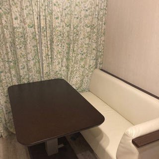 最終値下！引き取り希望！ニトリ　リビングダイニングテーブル3点セット