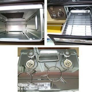 美品 2021年製 パロマガステーブル LPガス 水無しグリル IC-S37DX-L 左