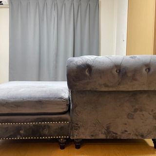 特価ブリティッシュソファ ベロア 美品 L字 SOFA カリモク