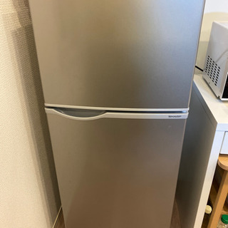 【ネット決済】冷蔵庫　SHARP 128L 2020年製　売りま...