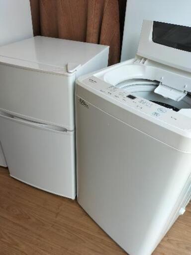 新生活お買い得セット！！シリーズ５１ マックスゼン JR090ML01WH　2ドア冷蔵庫  90L　2020年製・マックスゼン JW55WP01　全自動洗濯機　5.5K　2020年製　2点セット！！