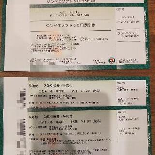 【ネット決済・配送可】海遊館チケット　ジンベイソフト50円割引券付