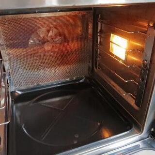 さらにさらに値段下げました！　リンナイ 業務用ガス高速オーブン RCK-10AS W470×D645×H586 都市ガス12A13A用　中古ですがまだまだ使えます！