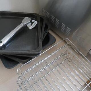 さらにさらに値段下げました！　リンナイ 業務用ガス高速オーブン RCK-10AS W470×D645×H586 都市ガス12A13A用　中古ですがまだまだ使えます！