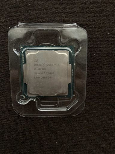 Intel core i7-8700K CPU【中古】
