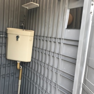 事務所常設用などに最適】仮設トイレ(水洗式)
