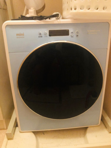 DAWOO 小型ドラム式洗濯機　3kg