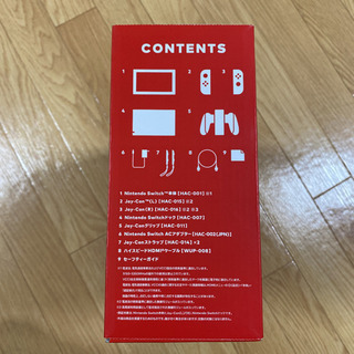赤箱】【新品未開封】新型 Nintendo Switch バッテリー持続時間が長く 