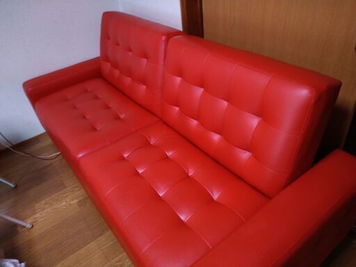 新作ウエア 【ご相談中】購入価格3万5千円・しっかりしたソファーベッドです ソファ