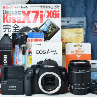 極上○初心者向け○Wi-Fi転送○1800万画素○キャノン kiss X7i