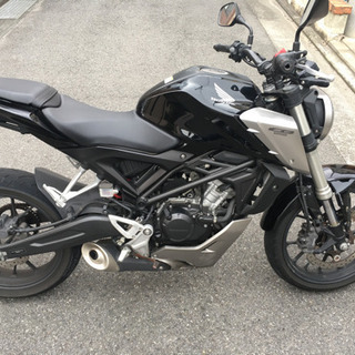 【ネット決済】cb125r 125ccフルサイズ！　快速通勤！