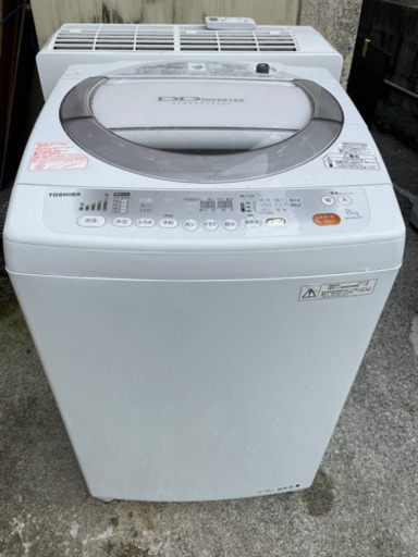 送料・設置込み　洗濯機　TOSHIBA 8kg 2012年