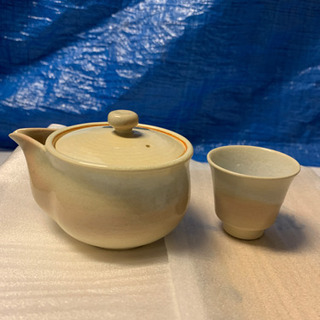 萩焼　天鵬山造　煎茶器（新品未使用）