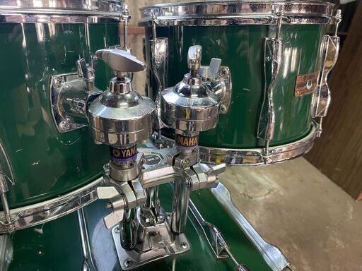YAMAHA YD9000R ジェイドグリーン ドラムセット 12,13,16,22 1980年代