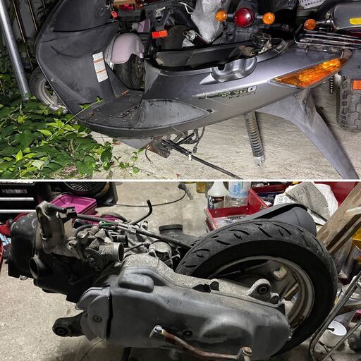 愛知県豊田市発 スズキ アドレスV50 カーボン除去済み 210726